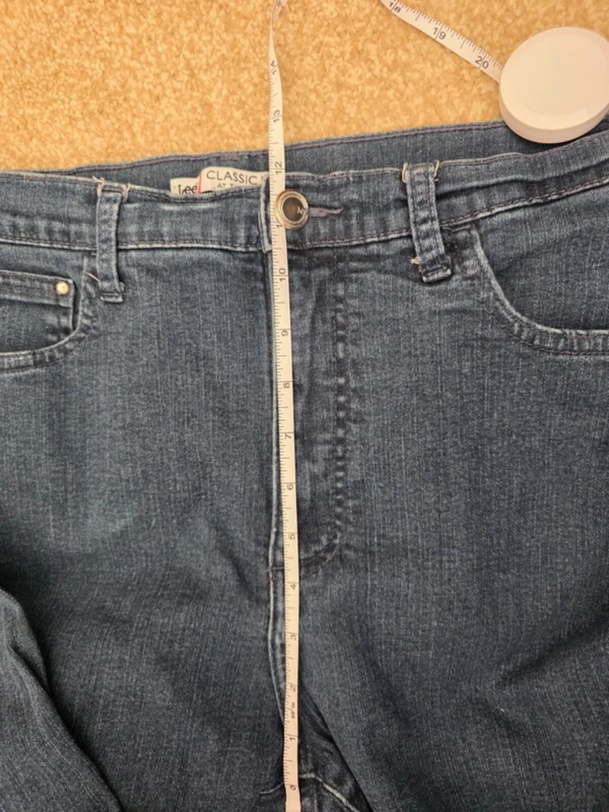 Lee High Rise Straight Baggy Jeans UK Size 14