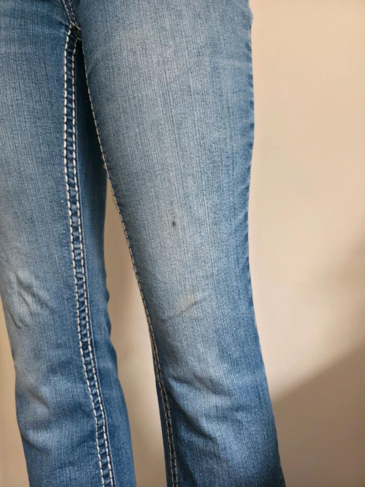 Paisley's Sky Low Rise Bootcut Vintage Y2K Jeans UK Size 10 Petite