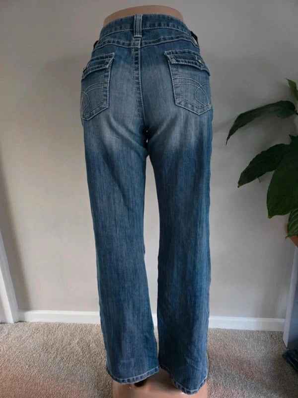 Vintage Y2K INC Mid Rise Bootcut Jeans UK Size 14 Tall