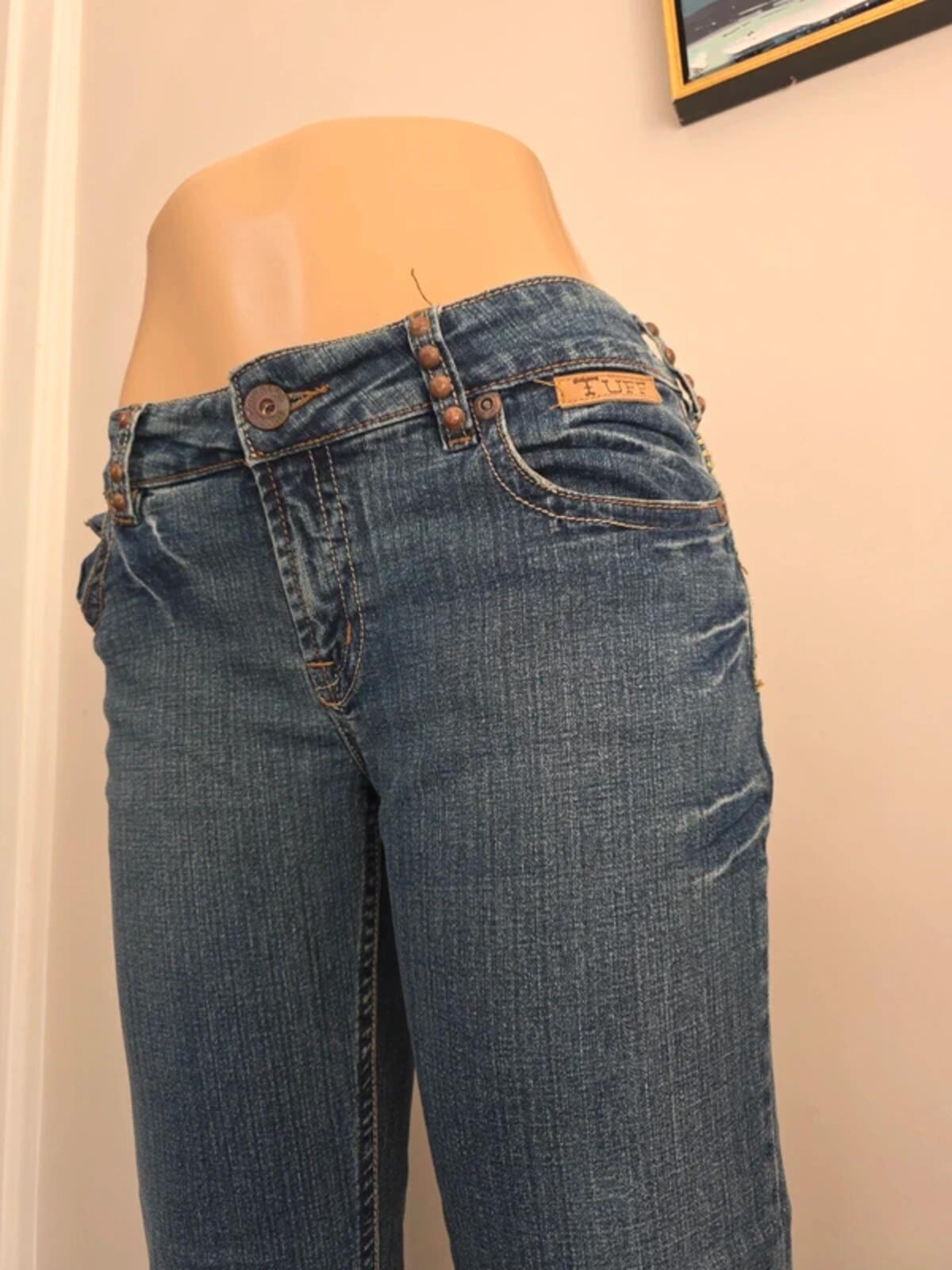 Cowgirl Tuff Co. Low Rise Bootcut Vintage Y2K Jeans UK Size 10