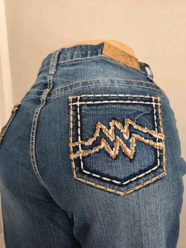 Firefly Mid Rise Flared Vintage Y2K Jeans UK Size 14