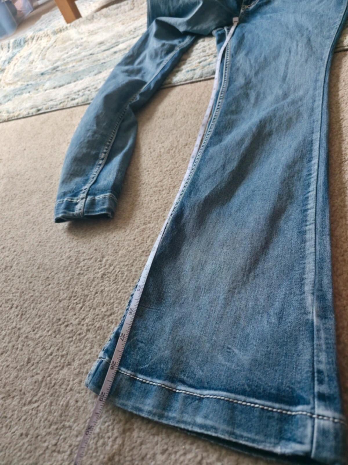 Amethyst Mid Rise Bootcut Vintage Y2K Jeans UK Size 10 Petite