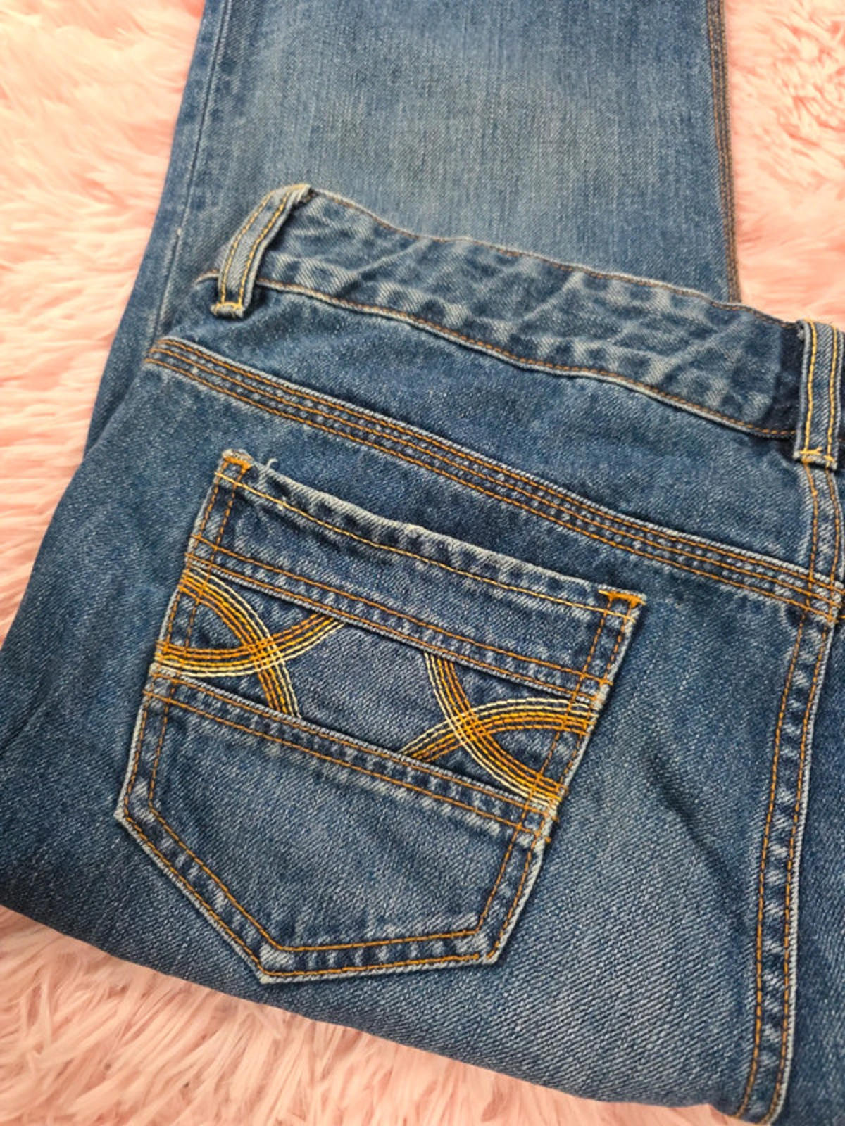 Vintage Y2K Old Navy Maternity Mid Rise Cropped Jeans UK Size 12–14