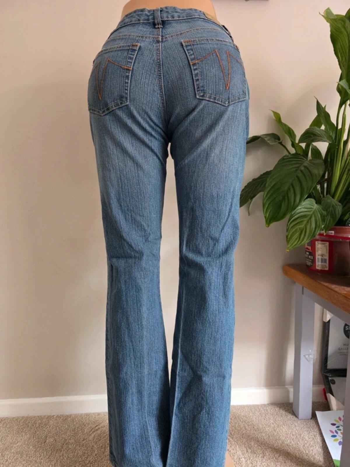 Vintage Y2K Sergio Valente Low Rise Bootcut Jeans UK Size 10/12