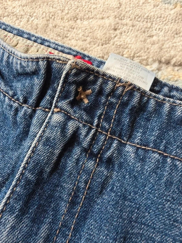 Guess Mid Rise Flared Vintage Y2K Jeans UK Size 6/8 Tall
