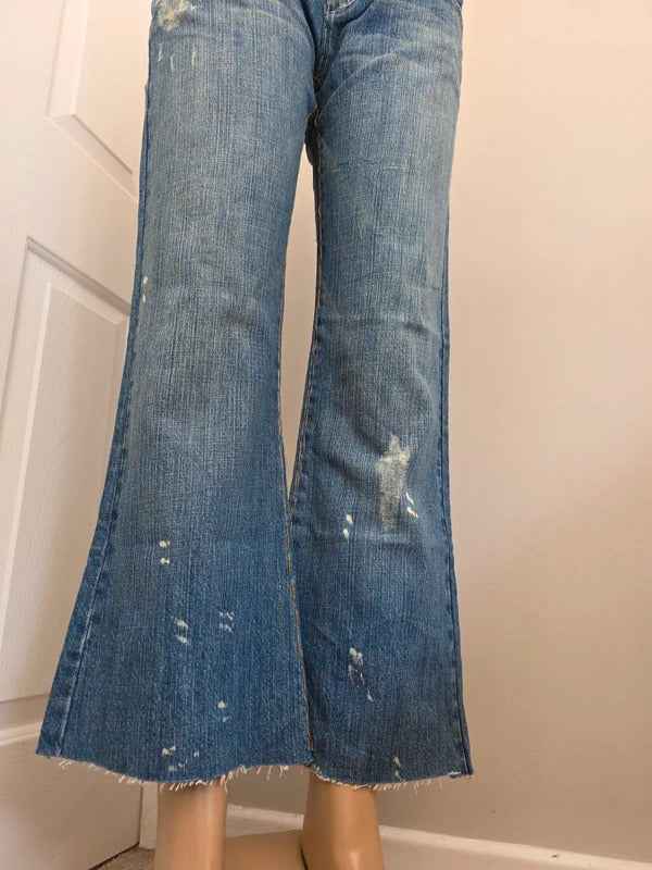 Joe’s Jeans Low Rise Relaxed Flared Vintage Y2K Jeans UK Size 10 Petite