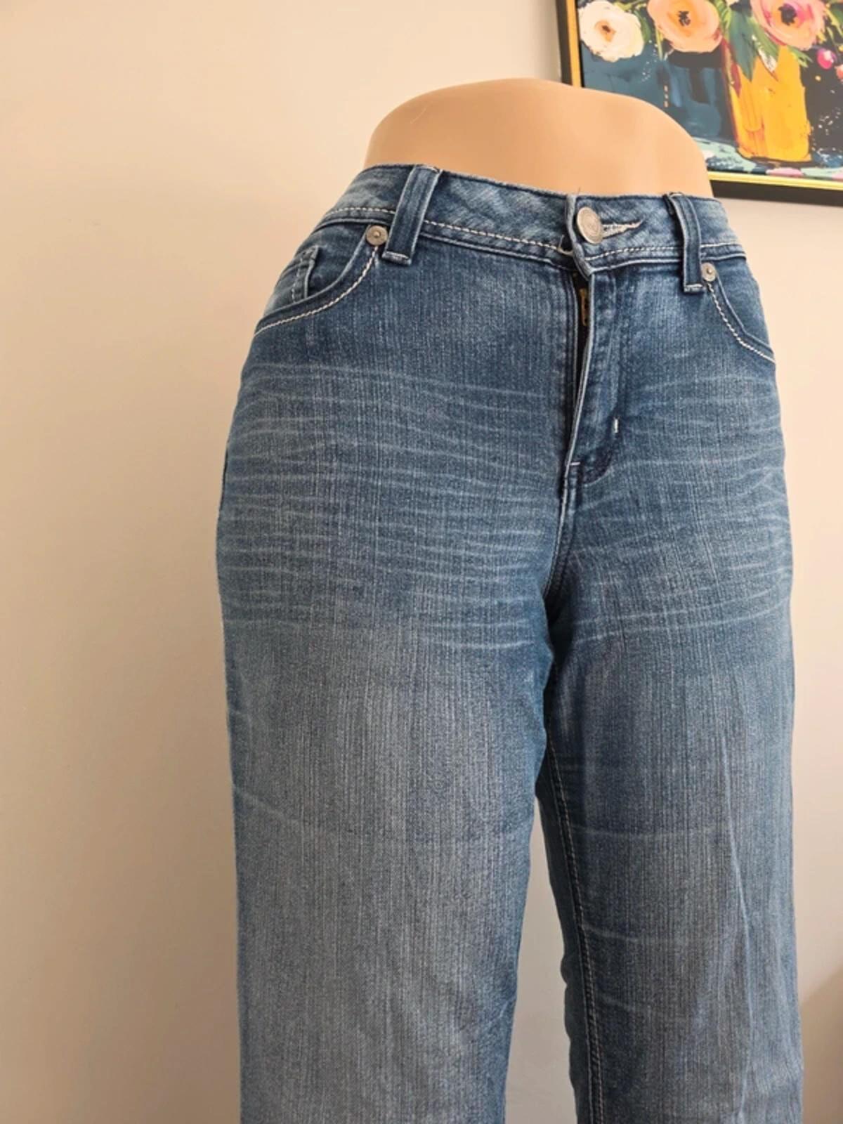 L.e.i. Mid Rise Bootcut Vintage Y2K Jeans UK Size 14 Tall