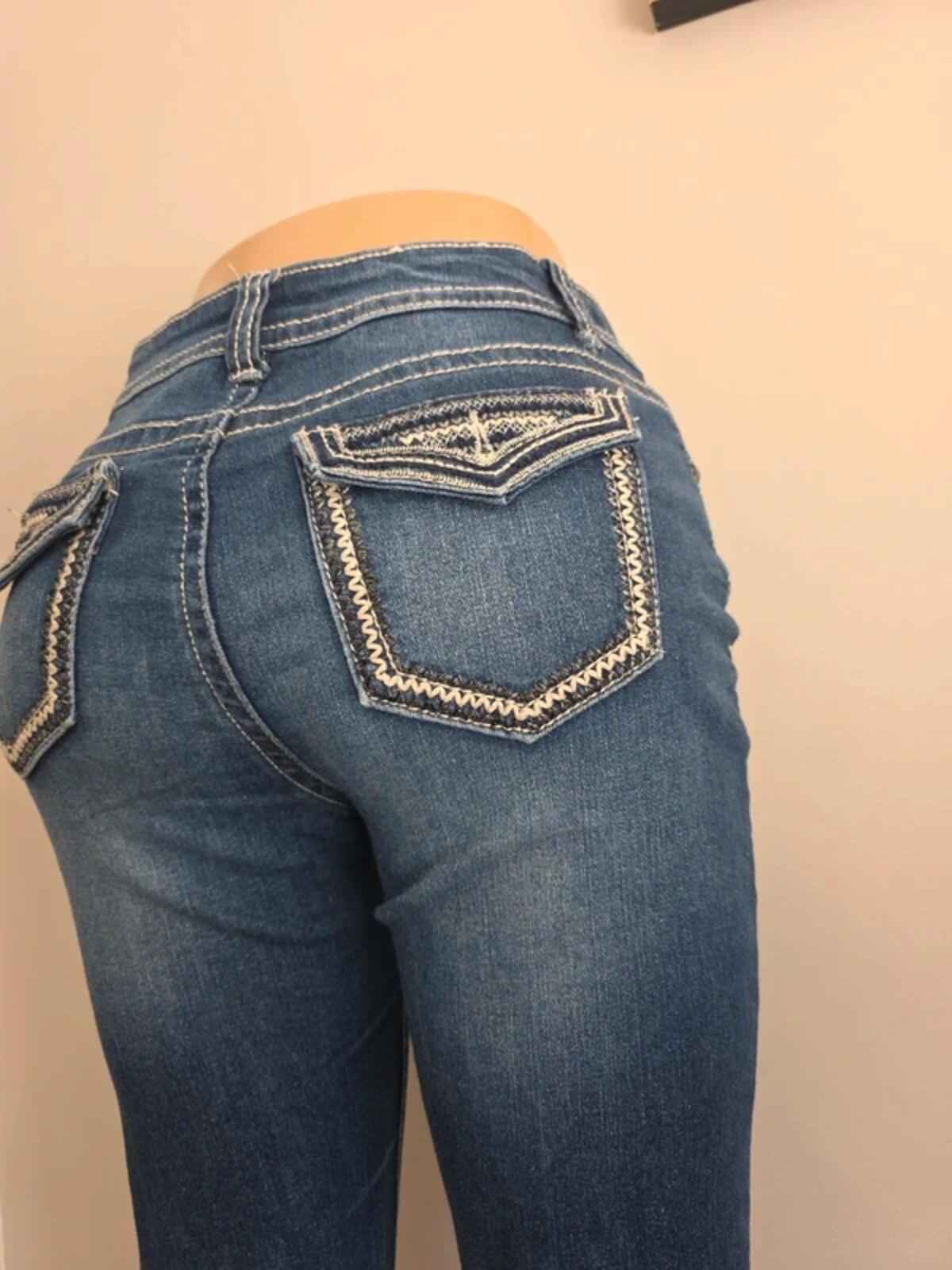 Vanilla Star Mid Rise Skinny Vintage Y2K Jeans UK Size 10 Petite