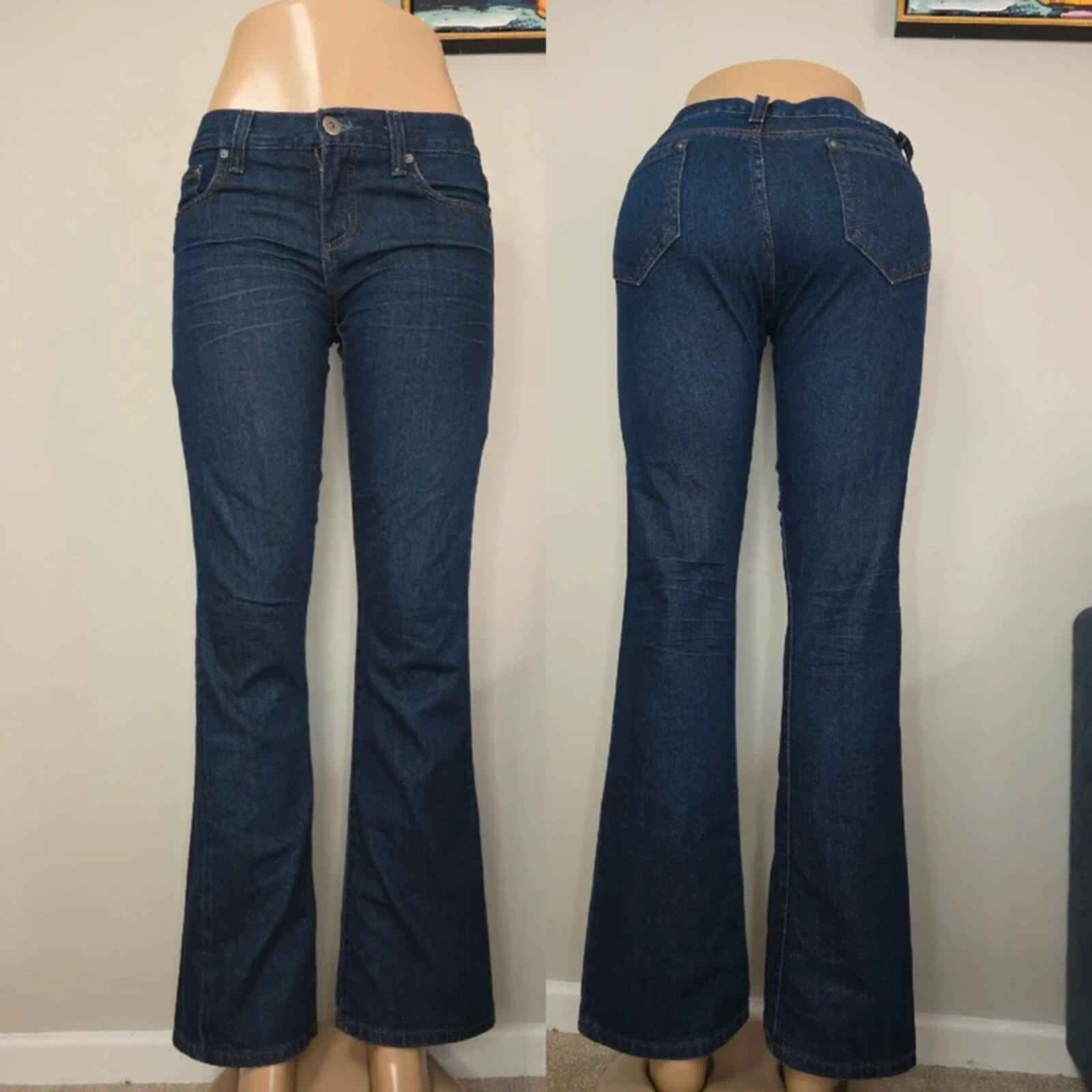 Cruel Girl Low Rise Bootcut Jeans UK Size 8