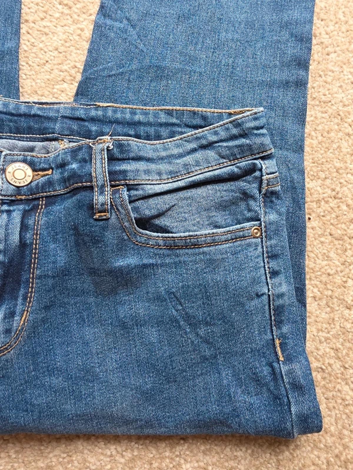 Vintage Y2K R Jeans Low Rise Bootcut Jeans UK Size 8 Petite .