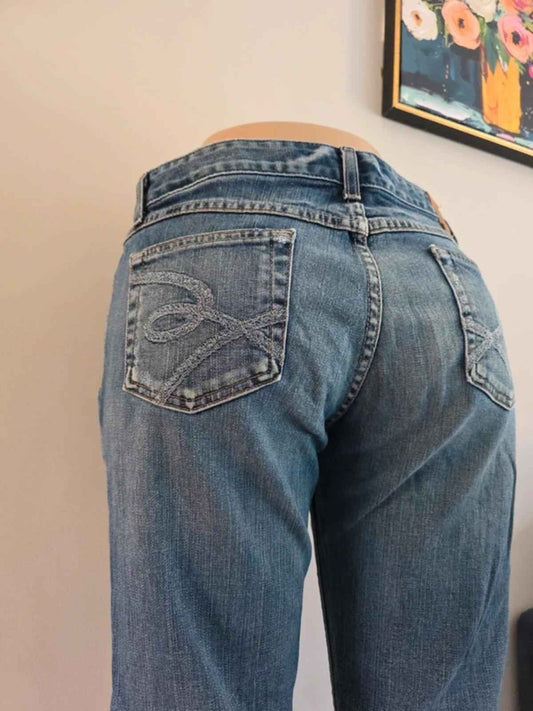 BKE Mid Rise Bootcut Vintage Y2K Jeans UK Size 14 Tall