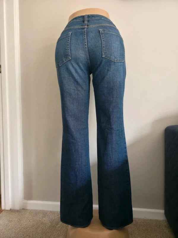 NY&C Vintage Y2K Low Mid Rise Bootcut Jeans UK Size 10