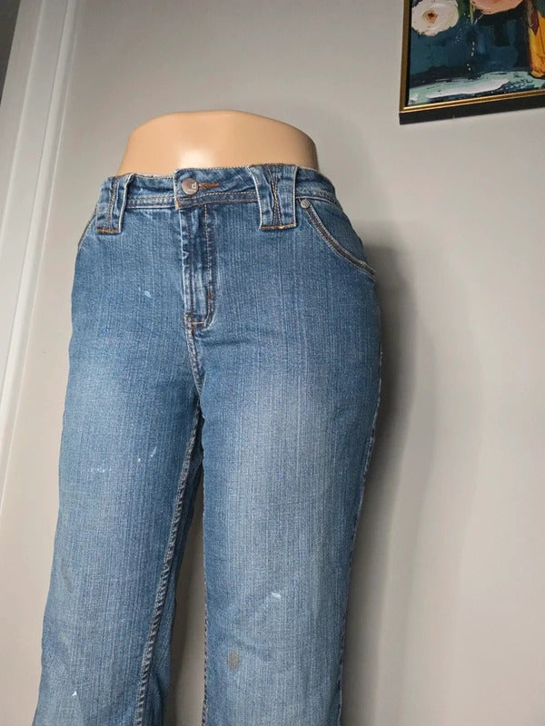 D. Jeans Mid Rise Bootcut Vintage Y2K Jeans UK Size 14