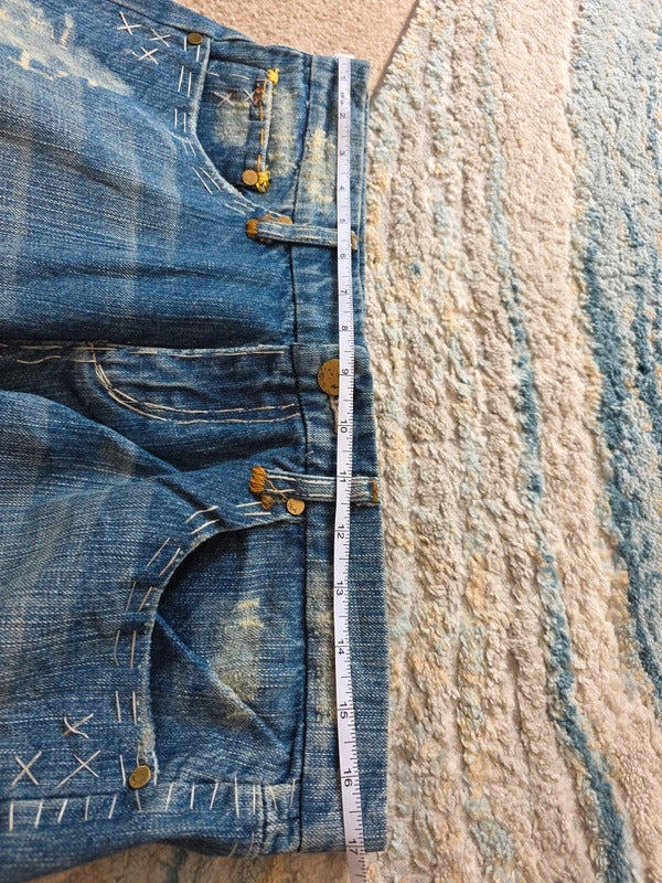 Joe’s Jeans Low Rise Relaxed Flared Vintage Y2K Jeans UK Size 10 Petite