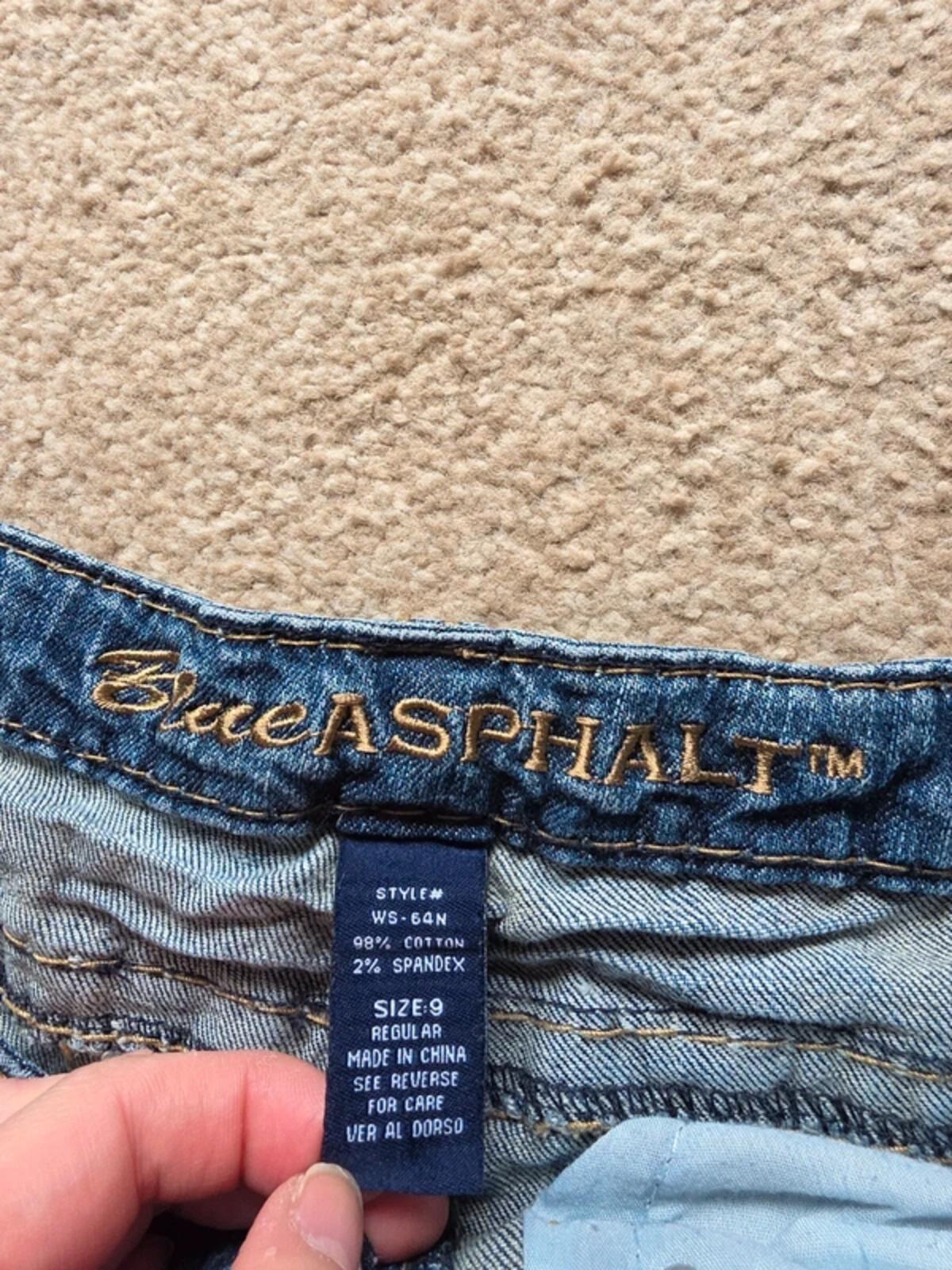 Blue Asphalt Low Rise Bootcut Vintage Y2K Jeans UK Size 8