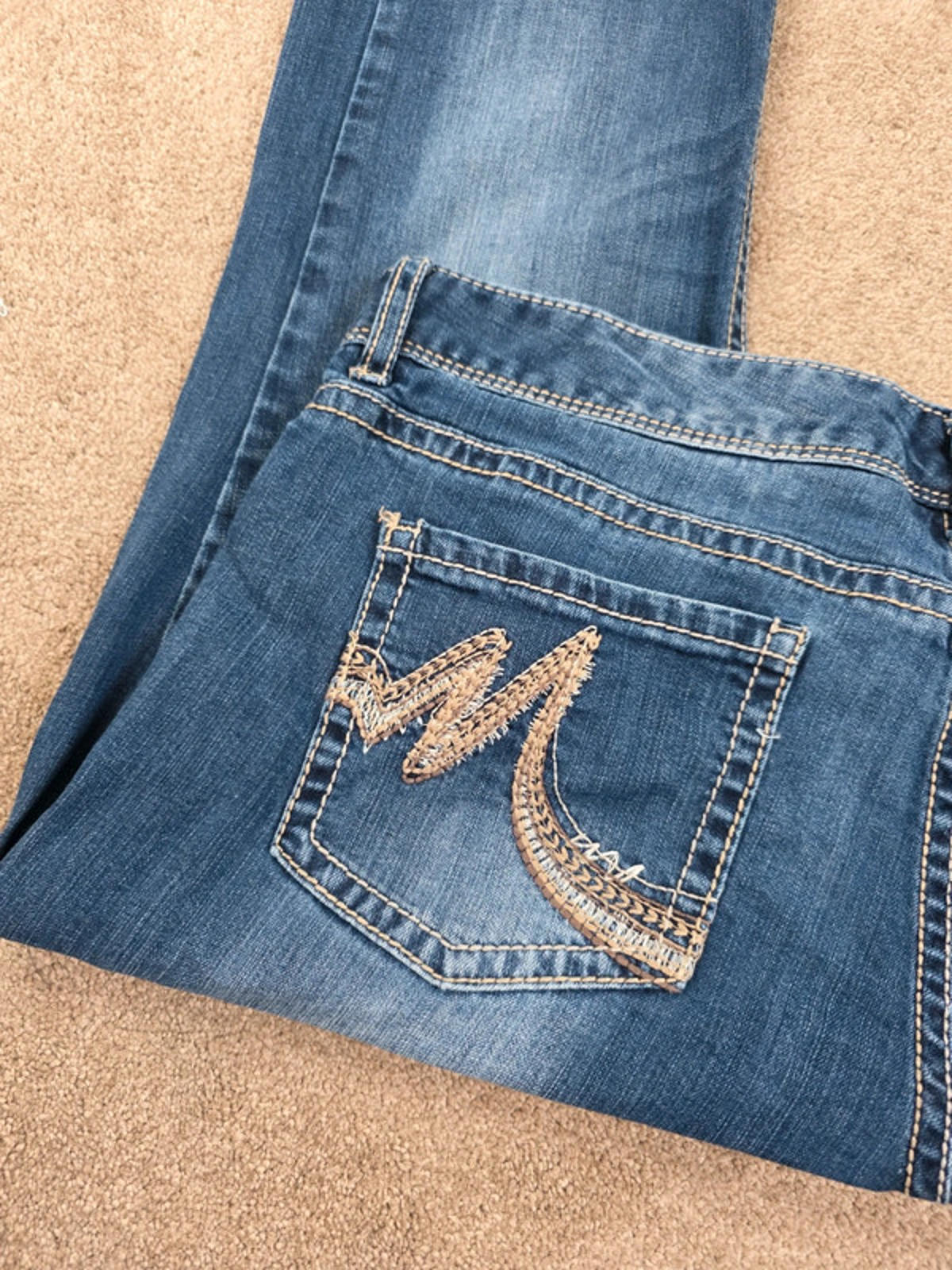 Vintage Y2K Maurice’s Mid Rise Bootcut Jeans UK Size 16