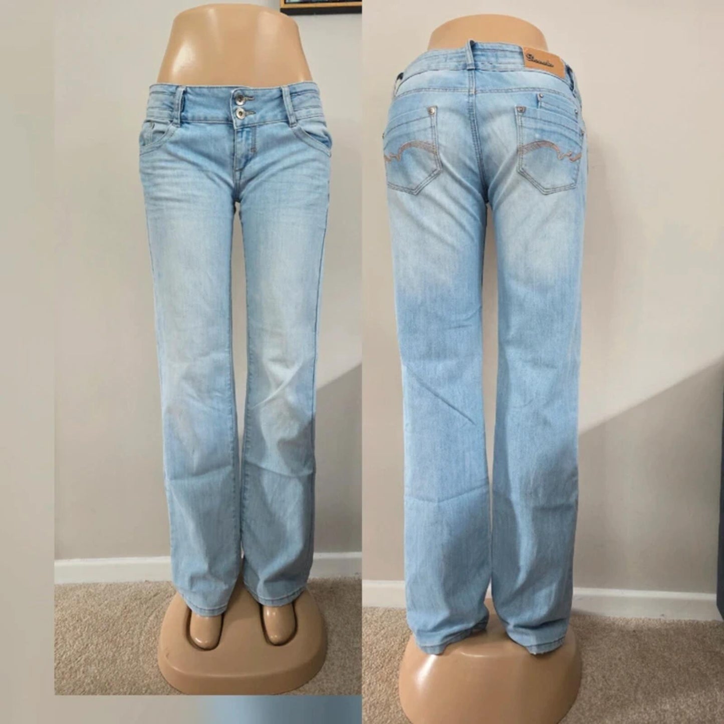 Vintage Y2K Dromedar Low Rise Baby boot Jeans UK Size 10