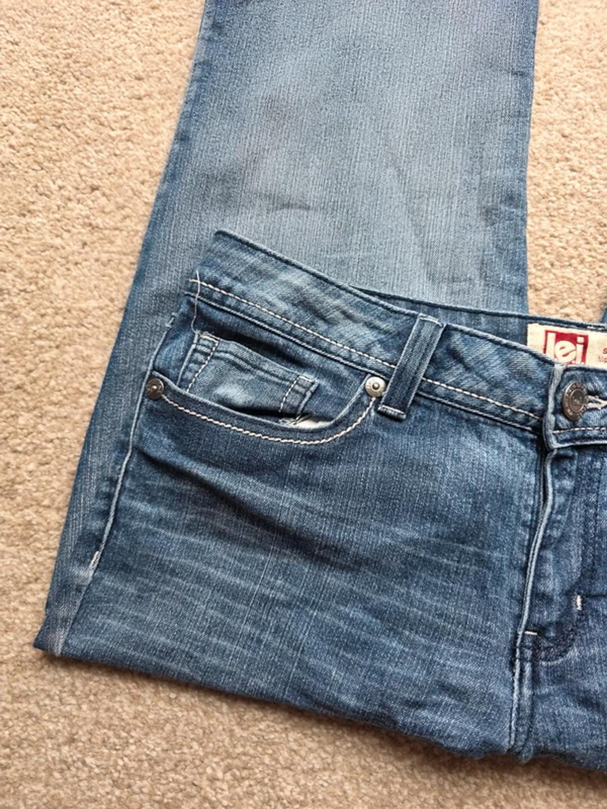 Vintage Y2K Lei Hipster Flare Jeans UK Size 14 Tall