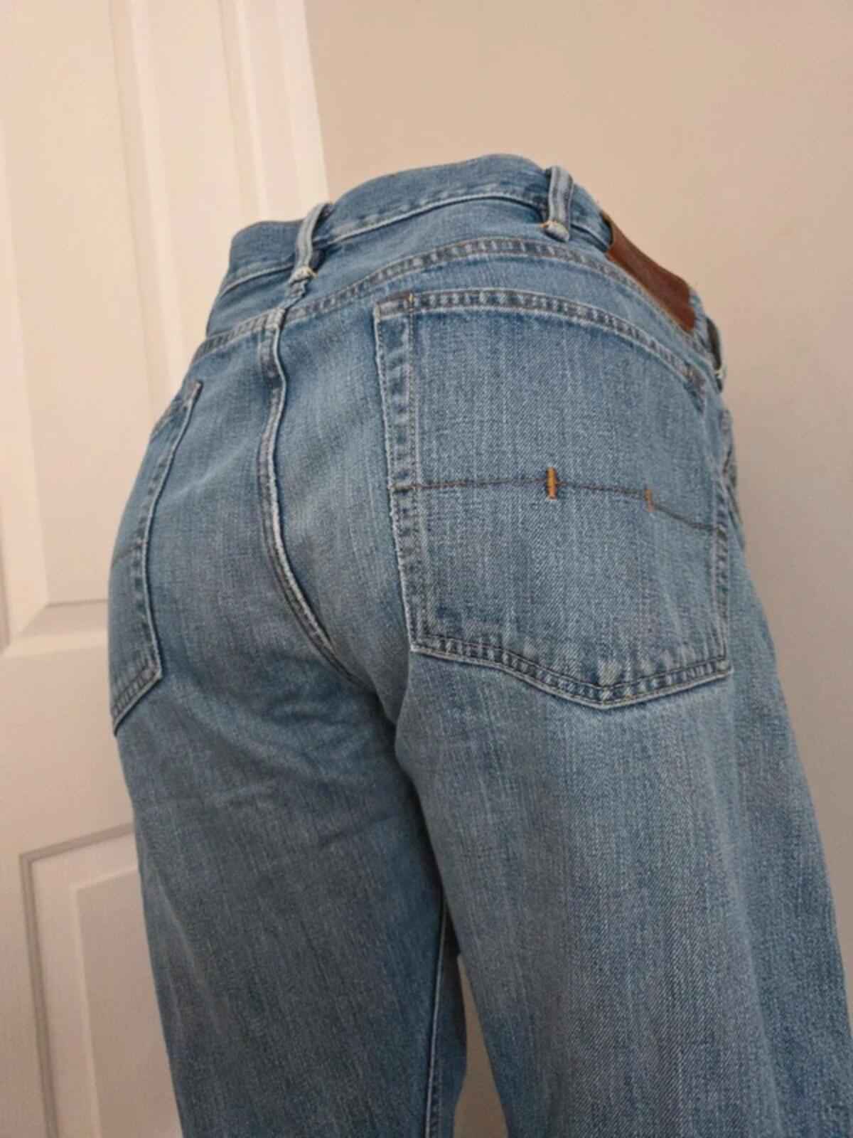 Polo Ralph Lauren High Rise Relaxed Straight Vintage Y2K Jeans UK Size 20/22