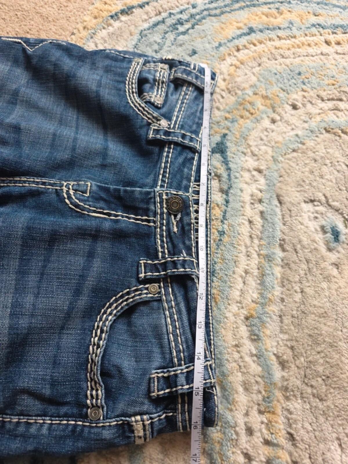 Rock & Roll Cowgirl Low Rise Relaxed Bootcut Vintage Y2K Jeans UK Size 8/10 Tall