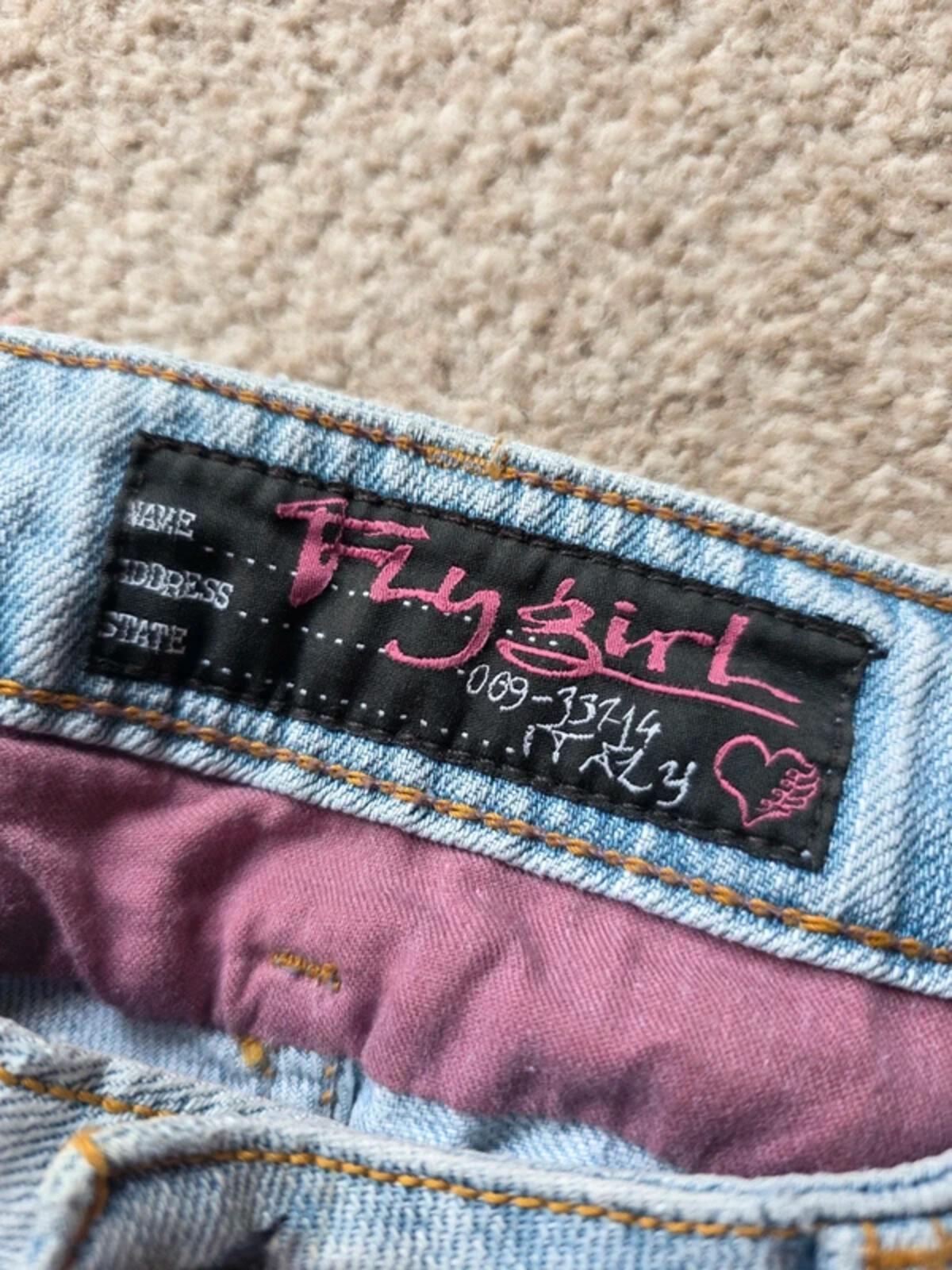 Flygirl Low Rise Straight Leg Jeans UK Size 6