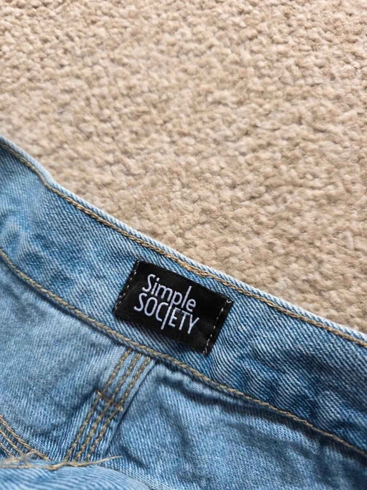 Vintage Y2K Simple Society High Rise Carpenter Jeans UK Size 6