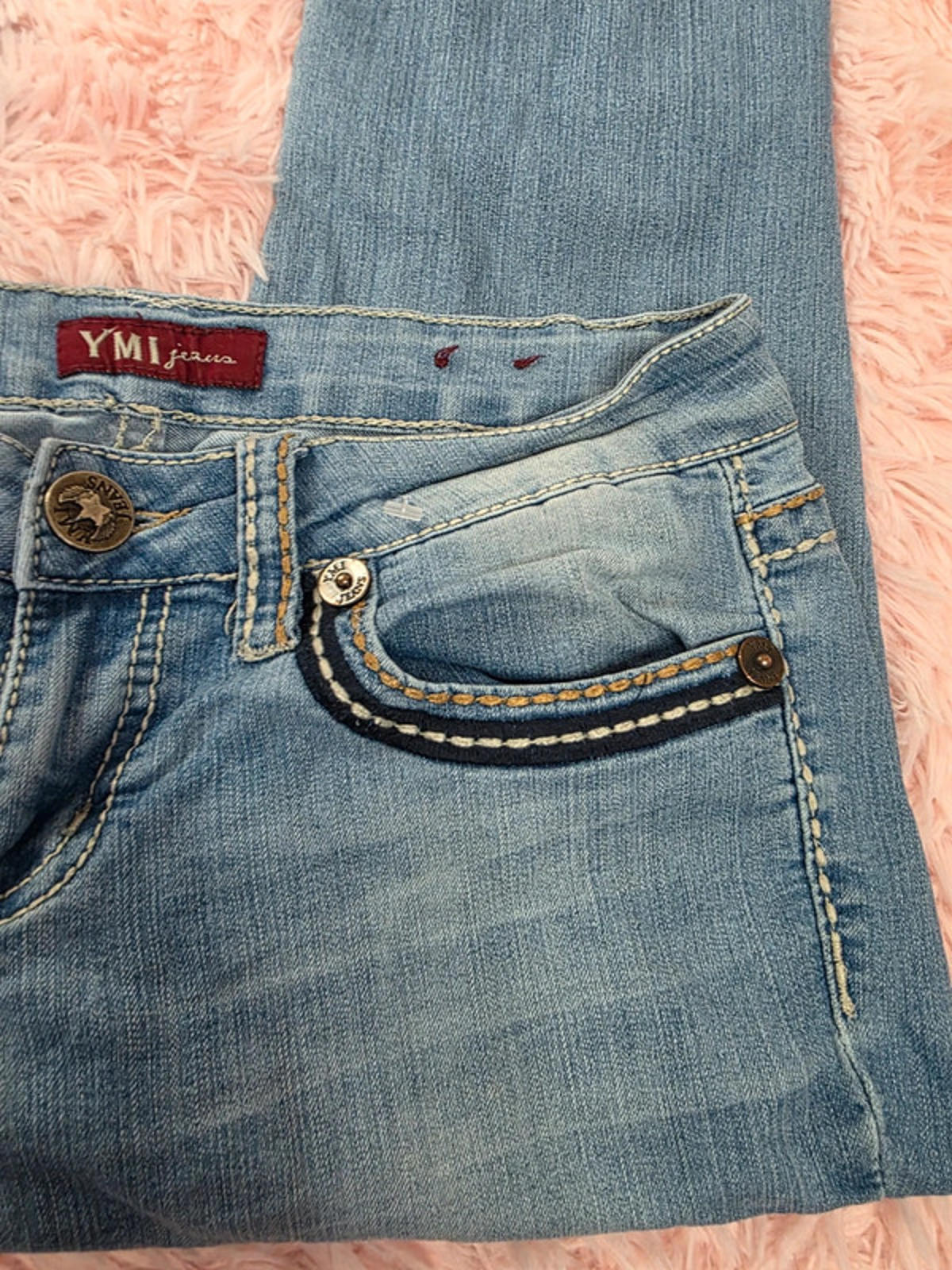Y2K YMI Low Rise Bootcut Jeans UK Size 10