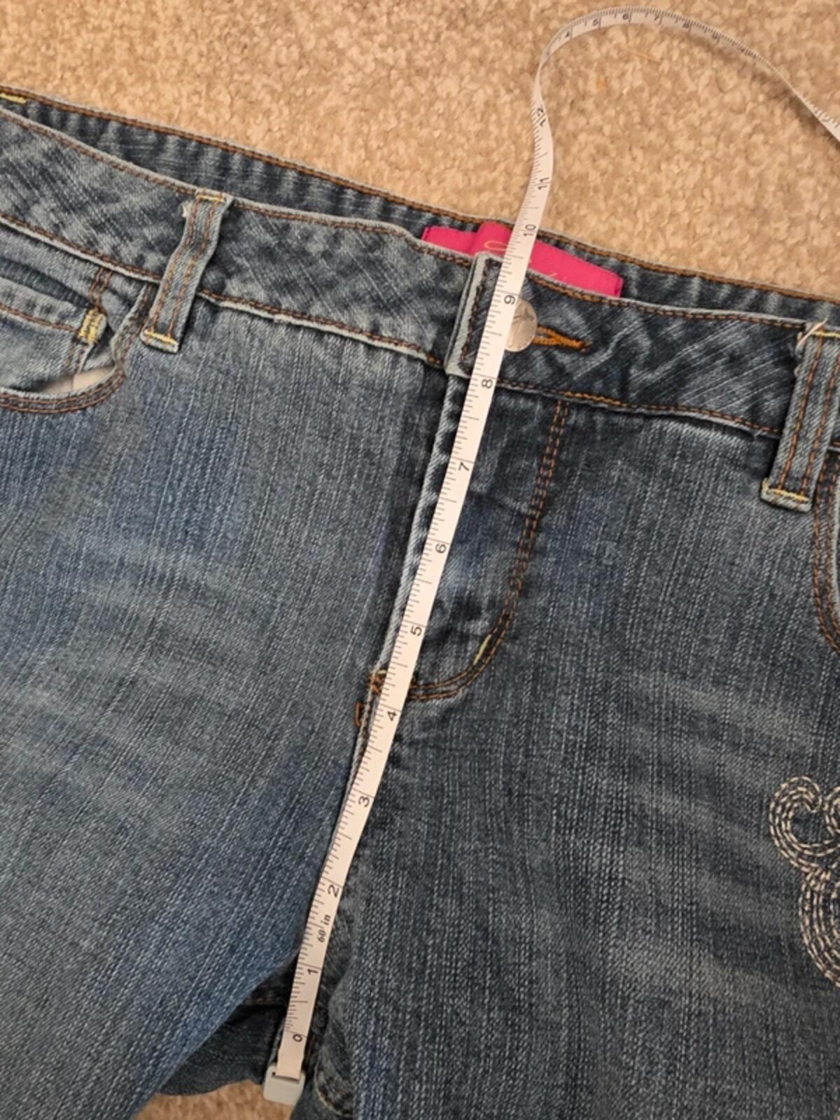 Vintage Y2K Thalia Sodi Mid Rise Flared Jeans UK Size 14