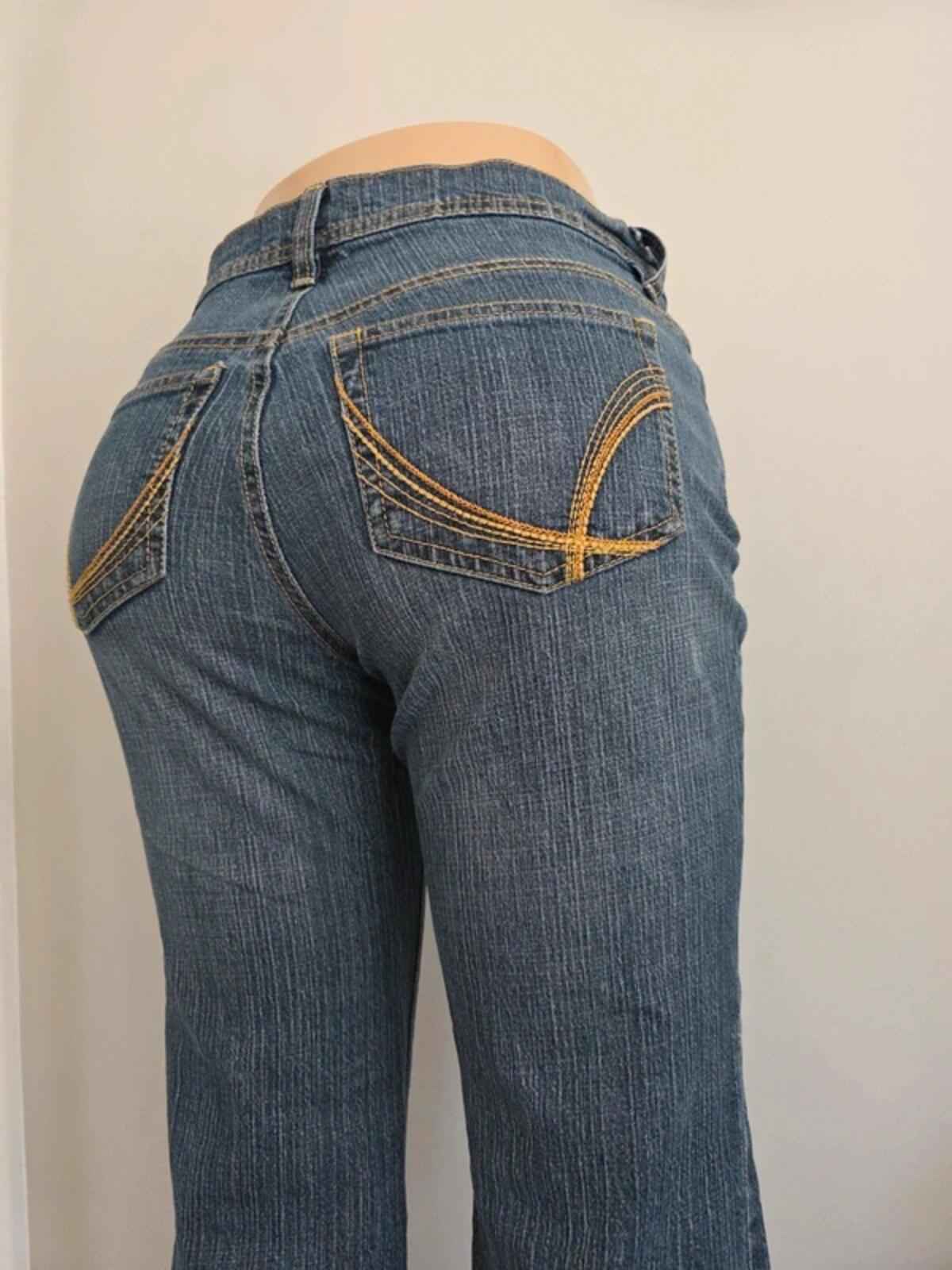 Penmans Vintage Y2K Mid Rise Relaxed Bootcut Jeans UK Size 10 Petite