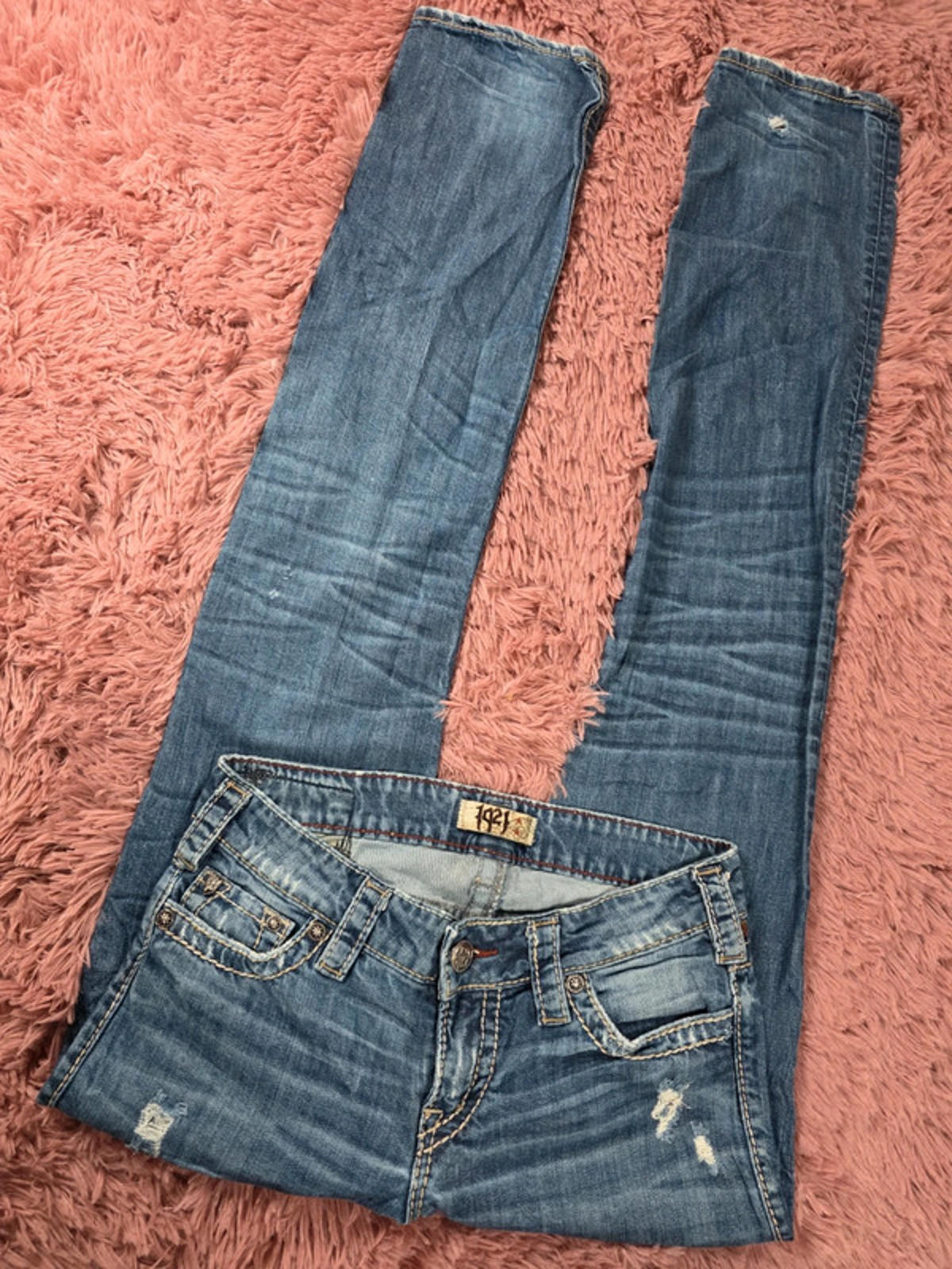 Vintage Y2K 1921 Western Glove Straight Leg Jeans UK size 10
