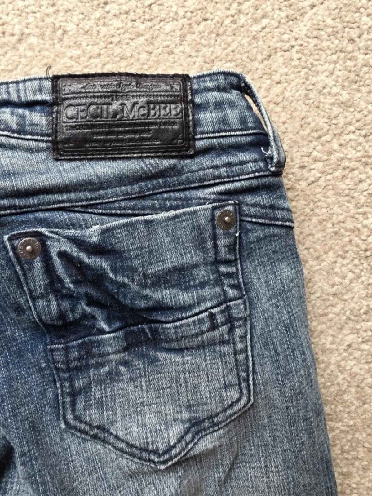 Cecil McBee Ultra Low Rise Capri Jeans UK Size 4