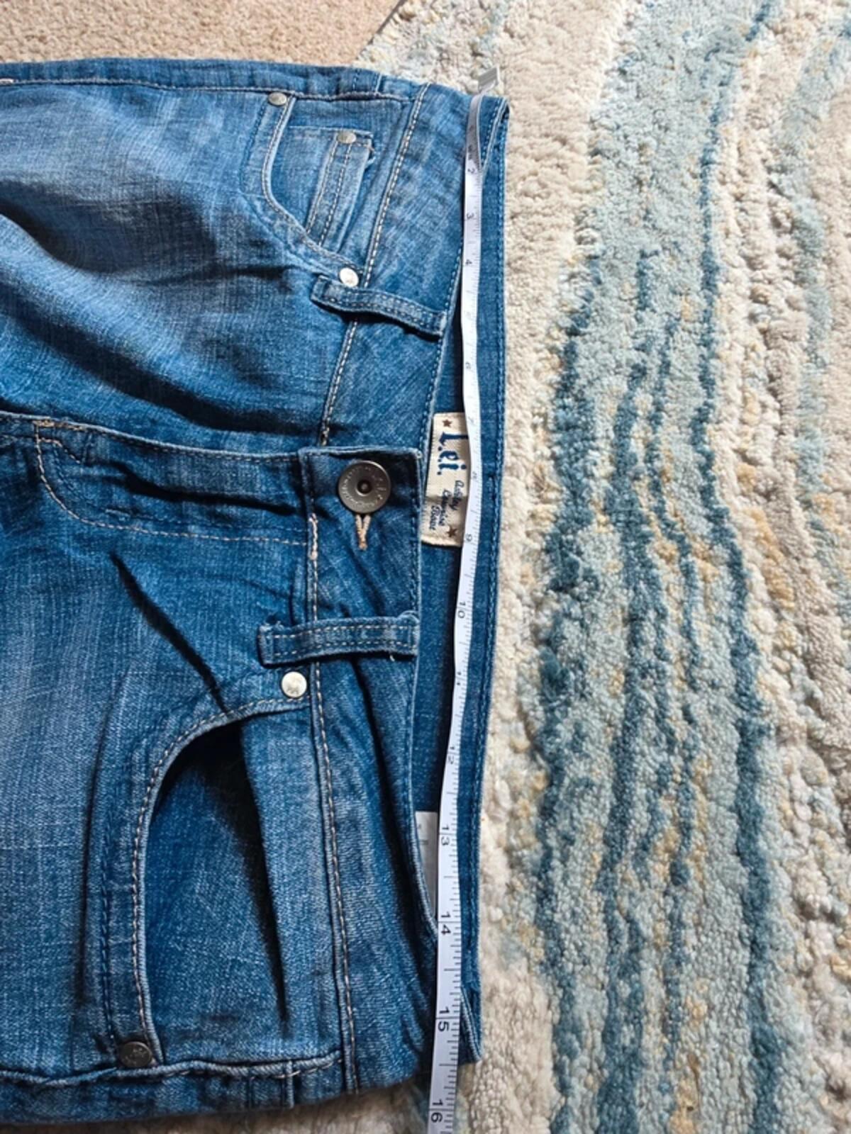 L.e.i Low Rise Relaxed Bootcut Vintage Y2K Jeans UK Size 8/10 Tall