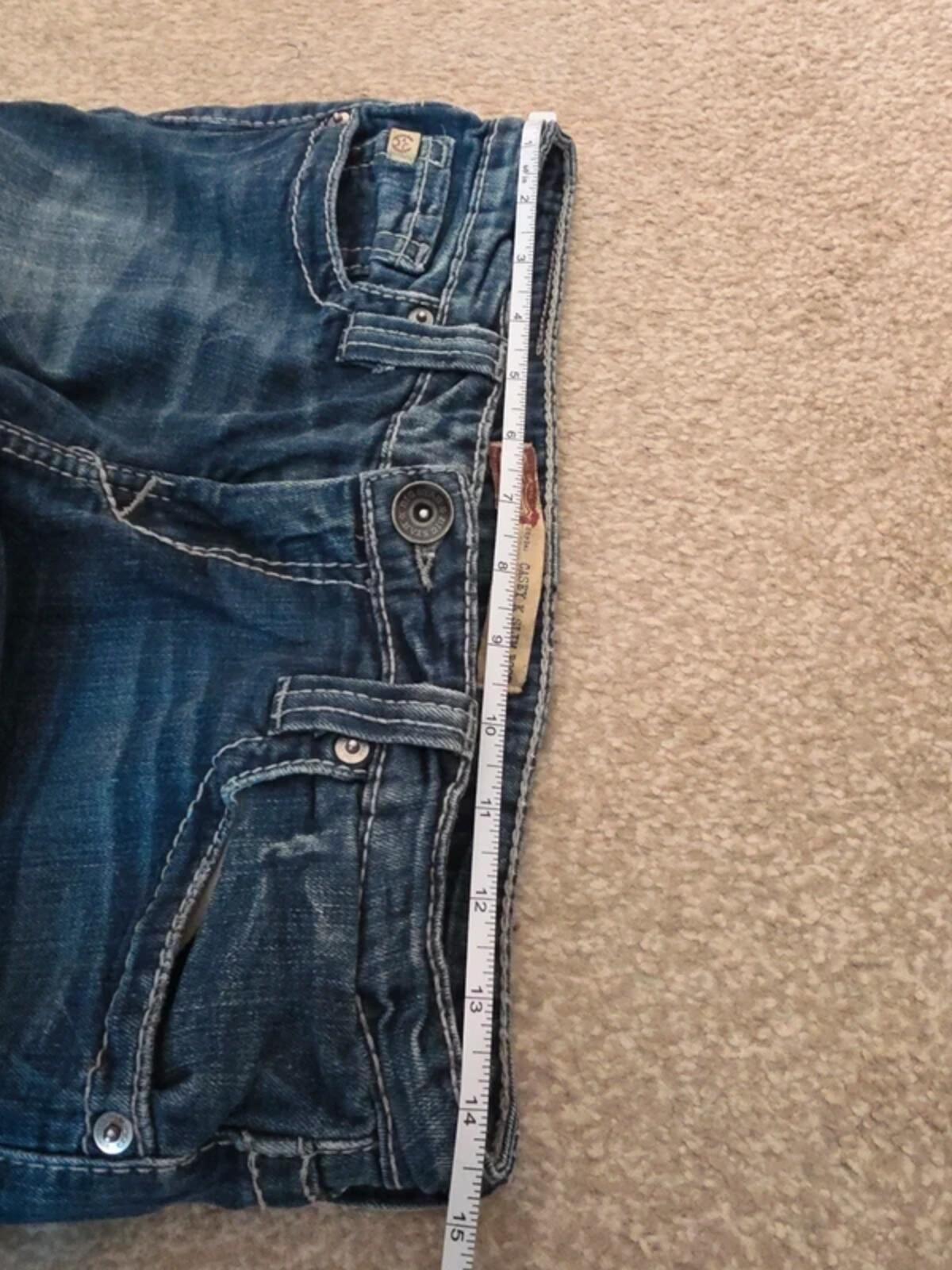 Big Star Ultra Low Rise Bootcut Vintage Y2K Jeans UK Size 8 Tall