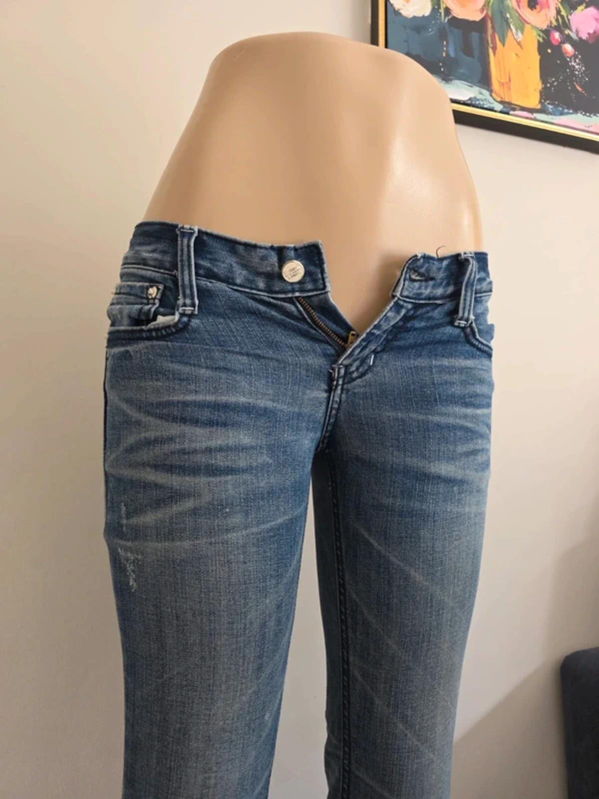 Vintage Y2K 3room+s Ultra Low Rise Skinny Jeans UK Size 6