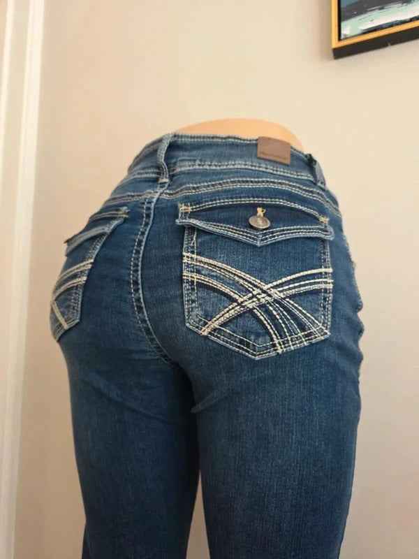 Wallflower Mid Rise Bootcut Vintage Y2K Jeans UK Size 10/12 Petite