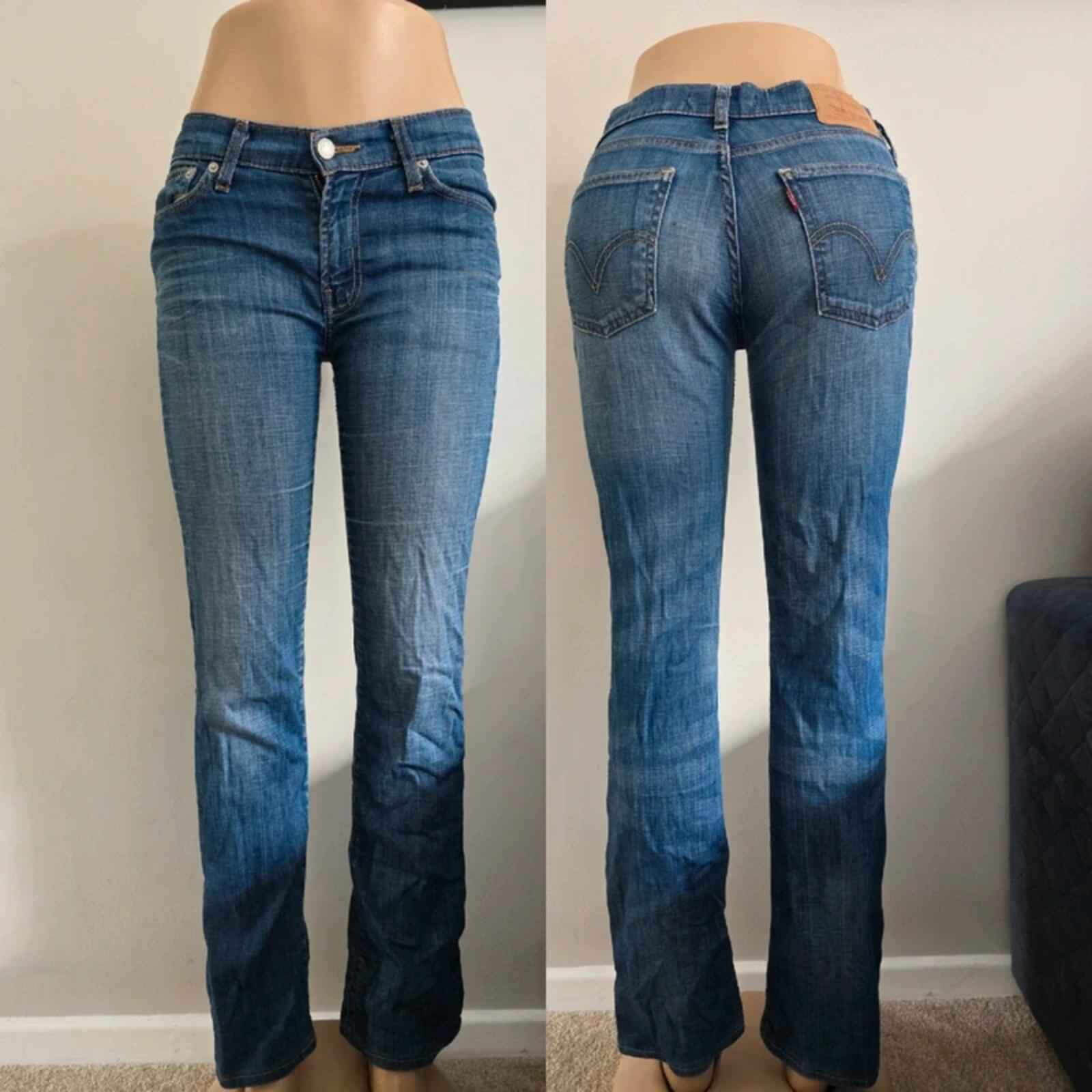 Vintage Y2K Levi’s 10528 Low Rise Straight Leg Jeans UK Size 8