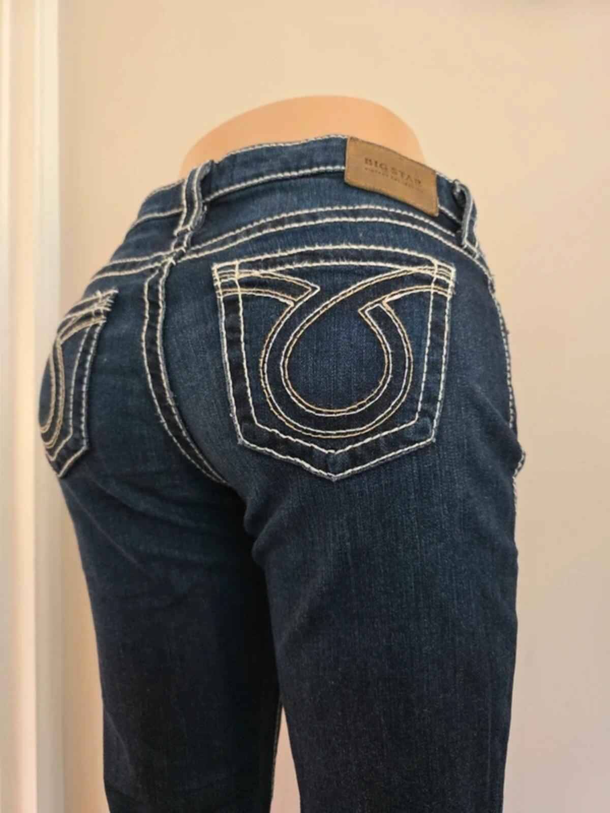 Big Star Low Rise Capri Vintage Y2K Jeans UK Size 8/10