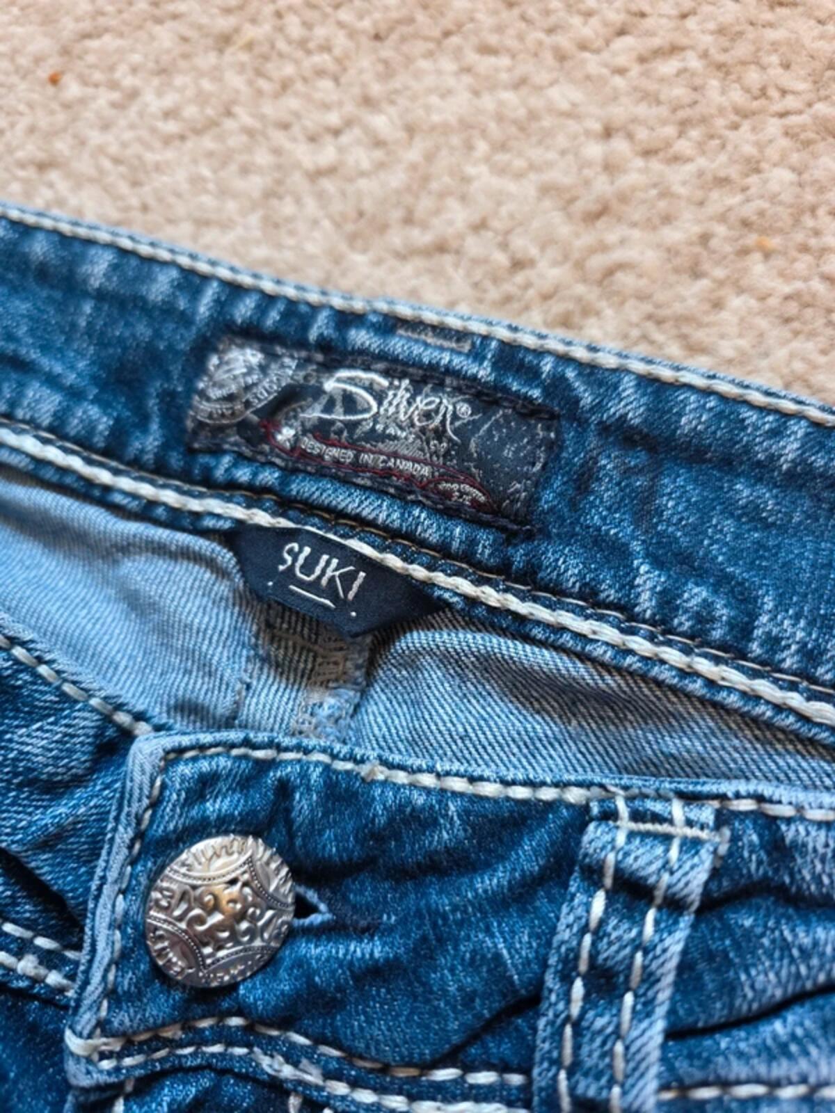 Silver Jeans Mid Rise Bootcut UK Size 12