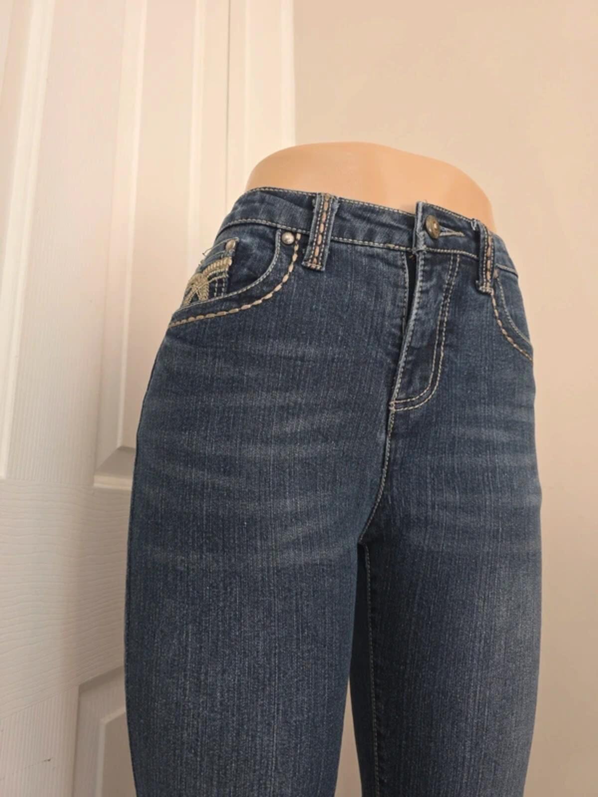 CHO Premium Mid Rise Baby Bootcut Jeans UK Size 10