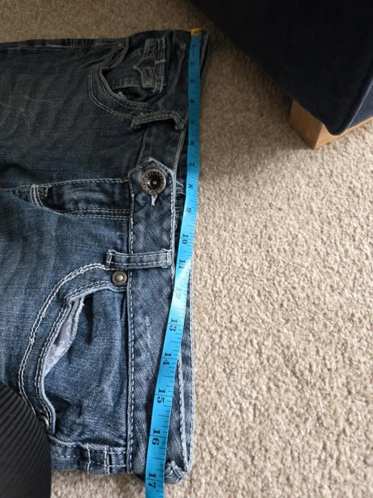 Vintage Y2K Amethyst Mid Rise Bootcut Jeans UK Size 14