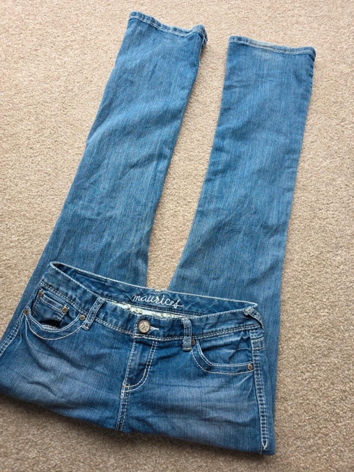 Vintage Y2K Maurices Low Rise Bootcut Jeans UK Size 12