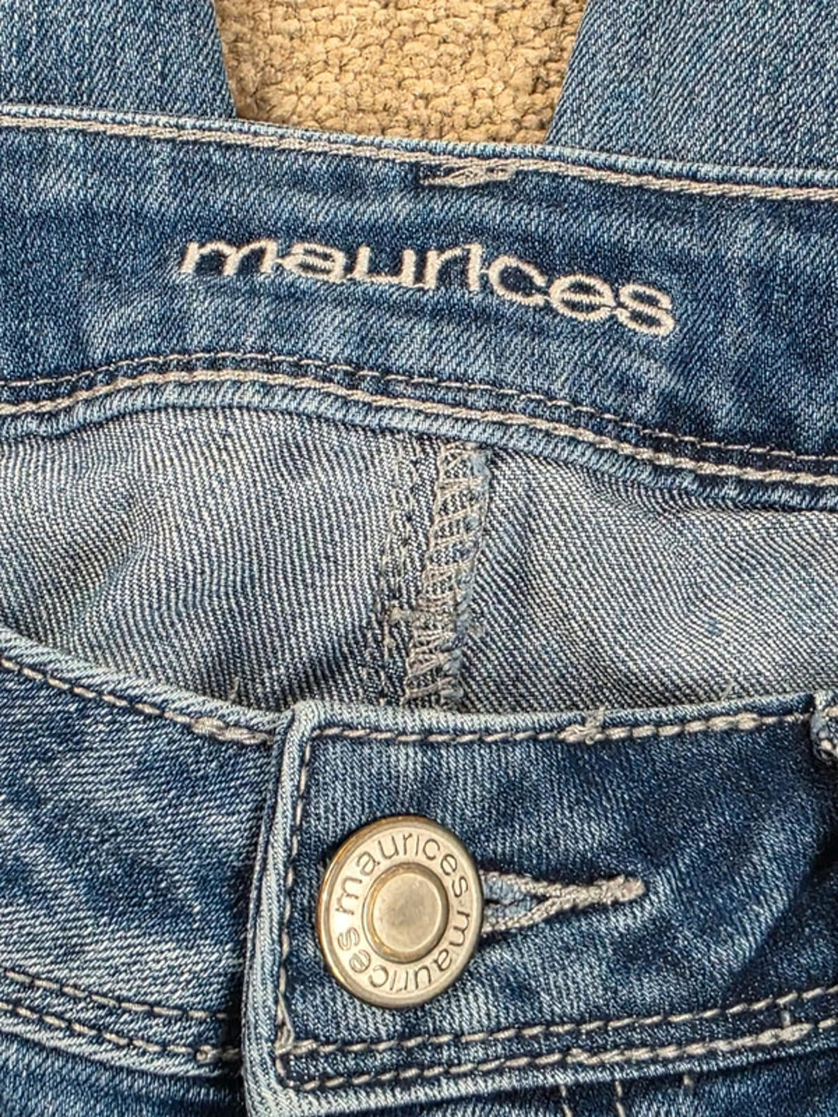 Vintage Y2K Maurice’s Low Rise Bootcut Jeans UK Size 12 Petite