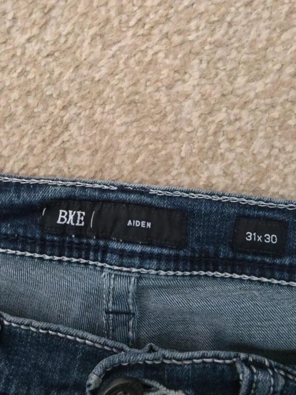 BKE Vintage Y2K Aiden Mid Rise Bootcut Jeans UK Size 10 Petite