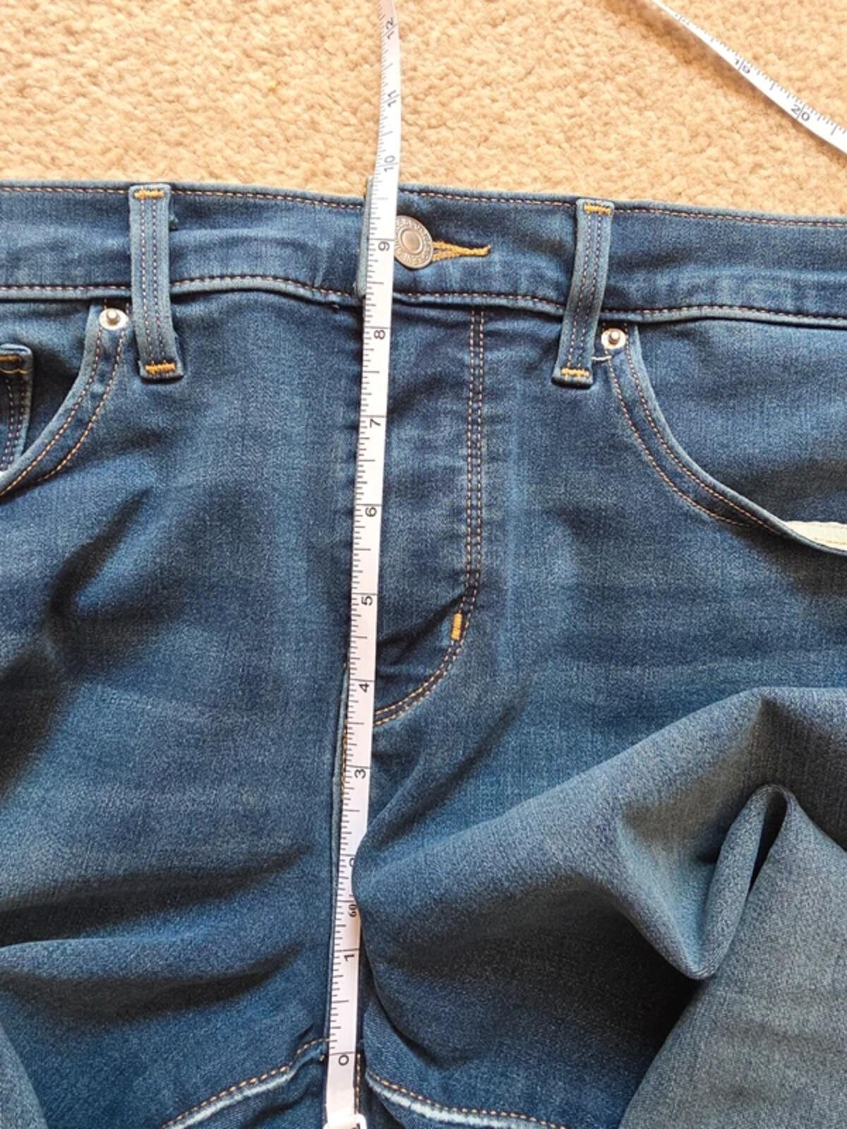 Levi's Vintage Y2K Mid Rise Slim Distressed Jeans UK Size 12