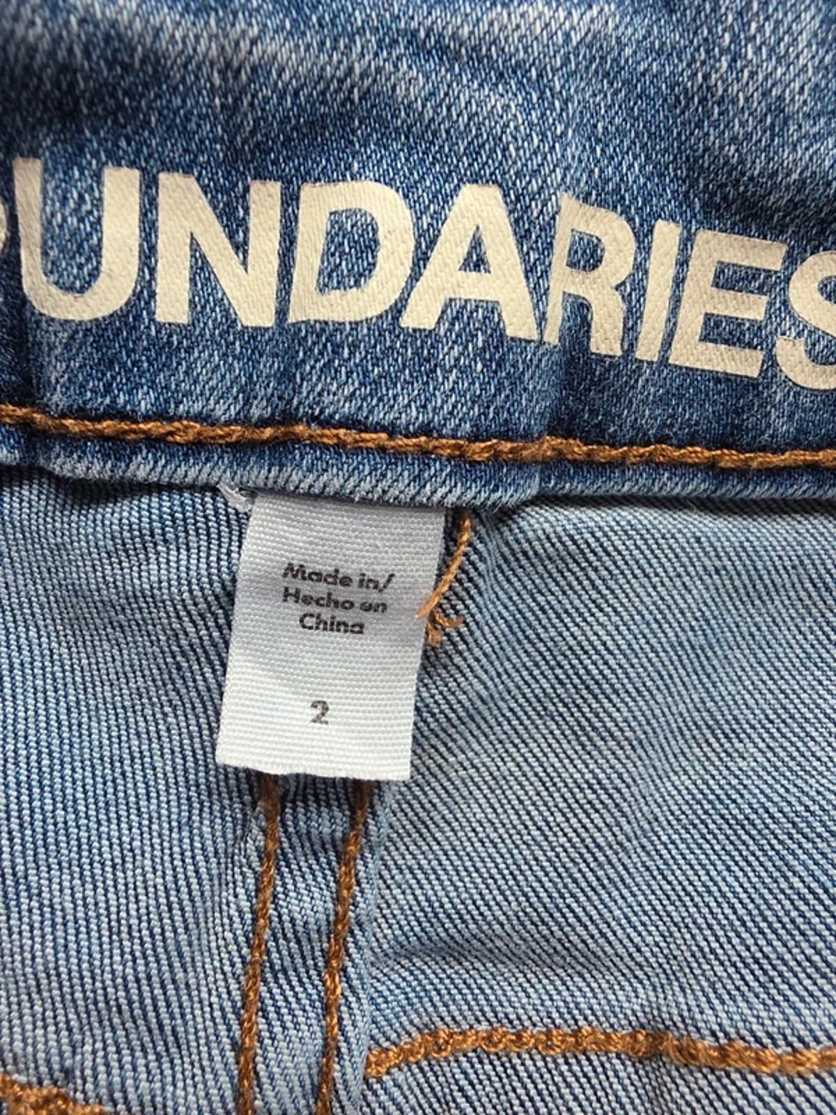 Vintage Y2K Mid Rise No Boundaries Cargo Flare Jeans UK Size 6 .