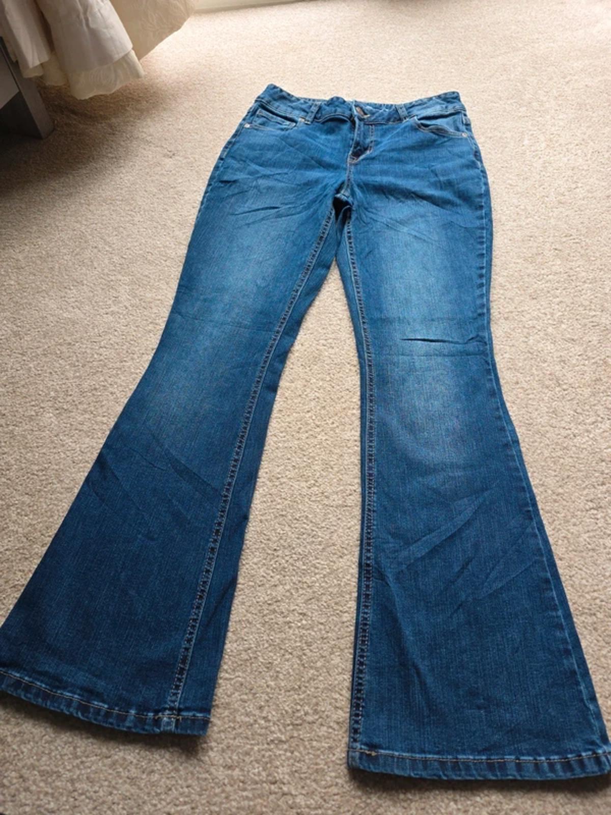 Vintage Y2K M Jeans by Maurices Mid Rise Bootcut Jeans UK Size 10