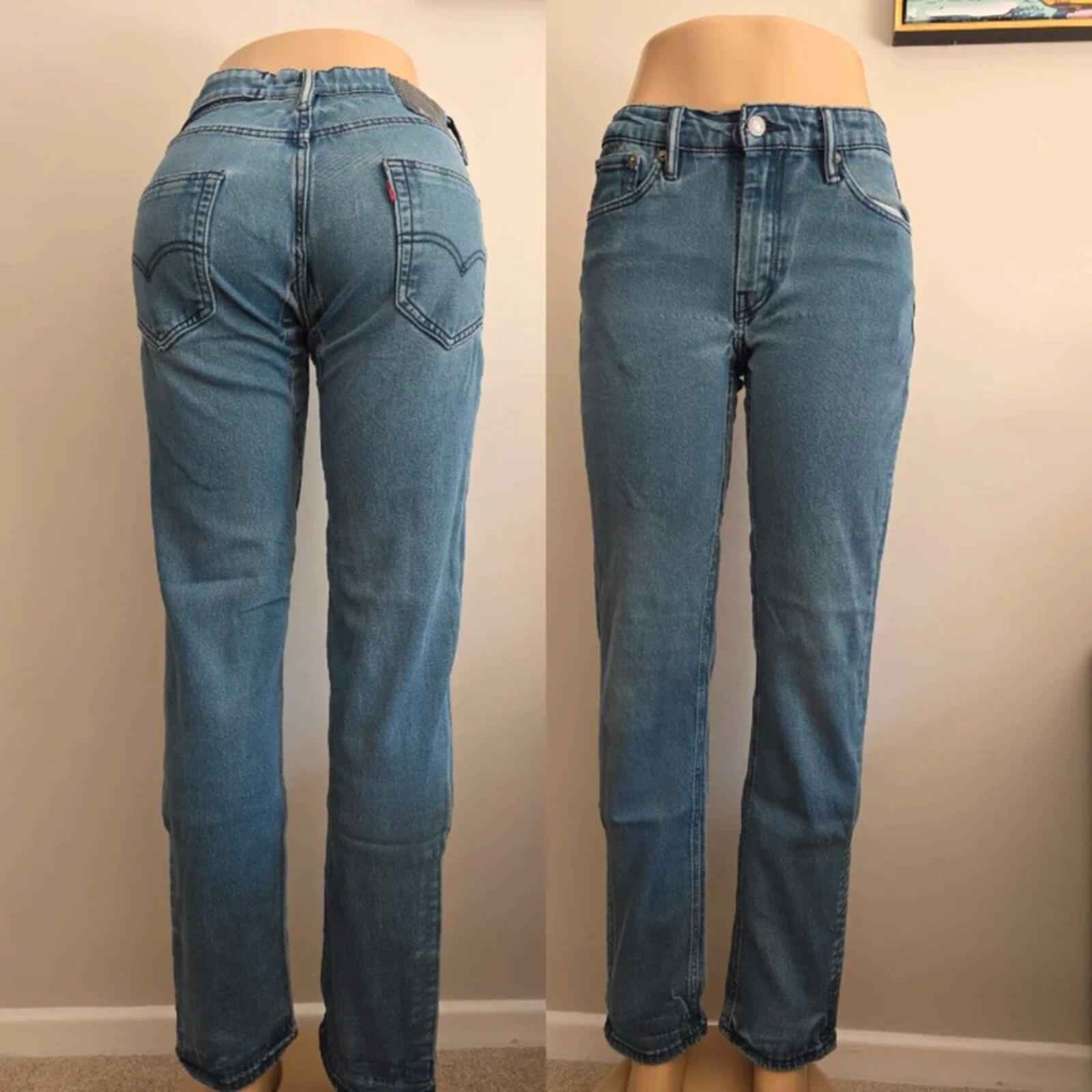 Levi's Mid Rise Slim Vintage Y2K Jeans UK Size 10 Petite