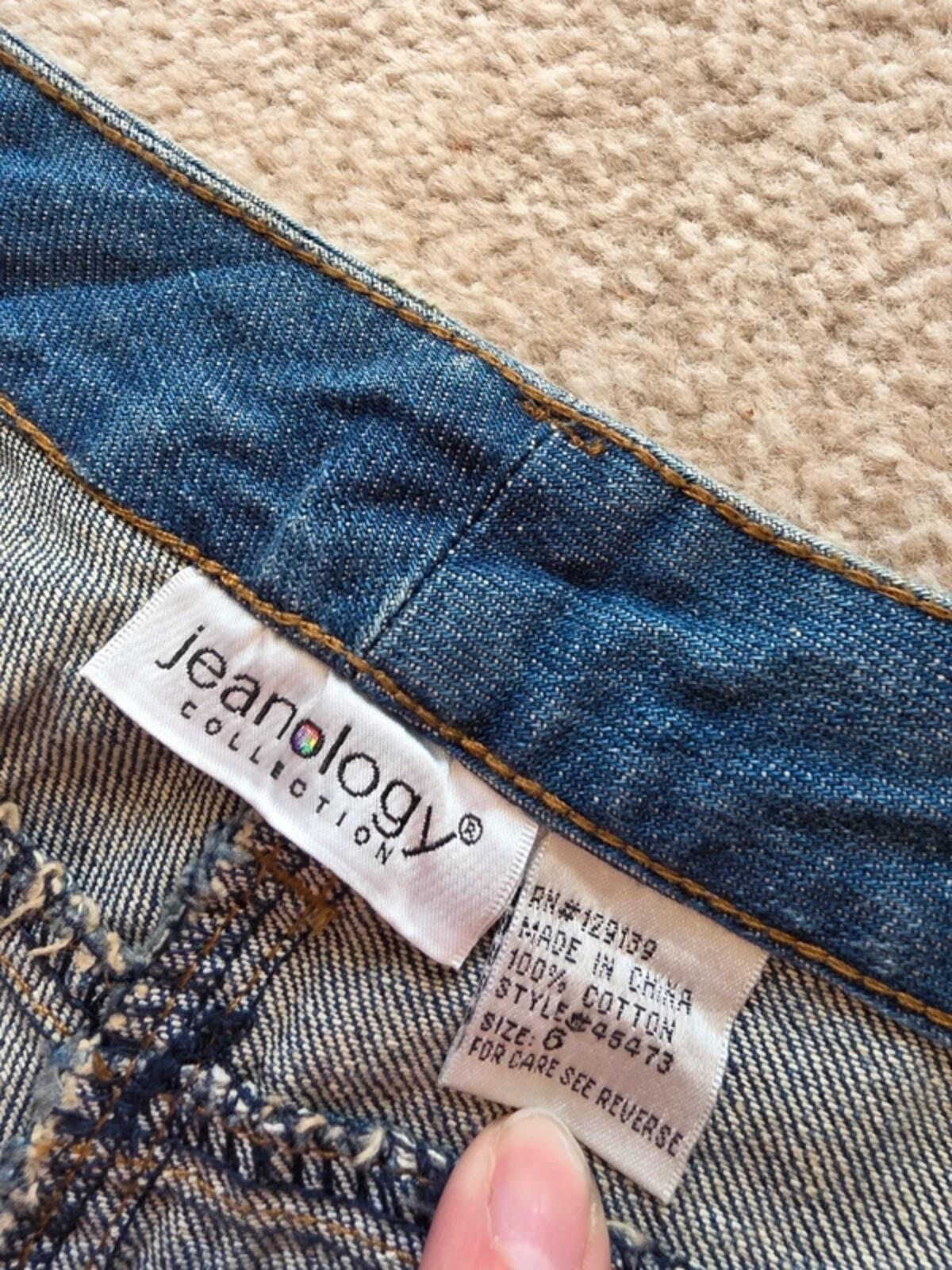 Vintage Y2K Jeanology Mid Rise Bootcut Jeans UK Size 10