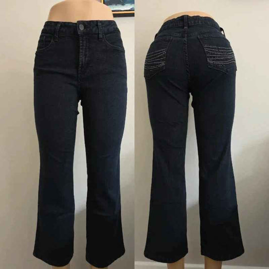 NYDJ Mid Rise Bootcut Vintage Y2K Jeans UK Size 8