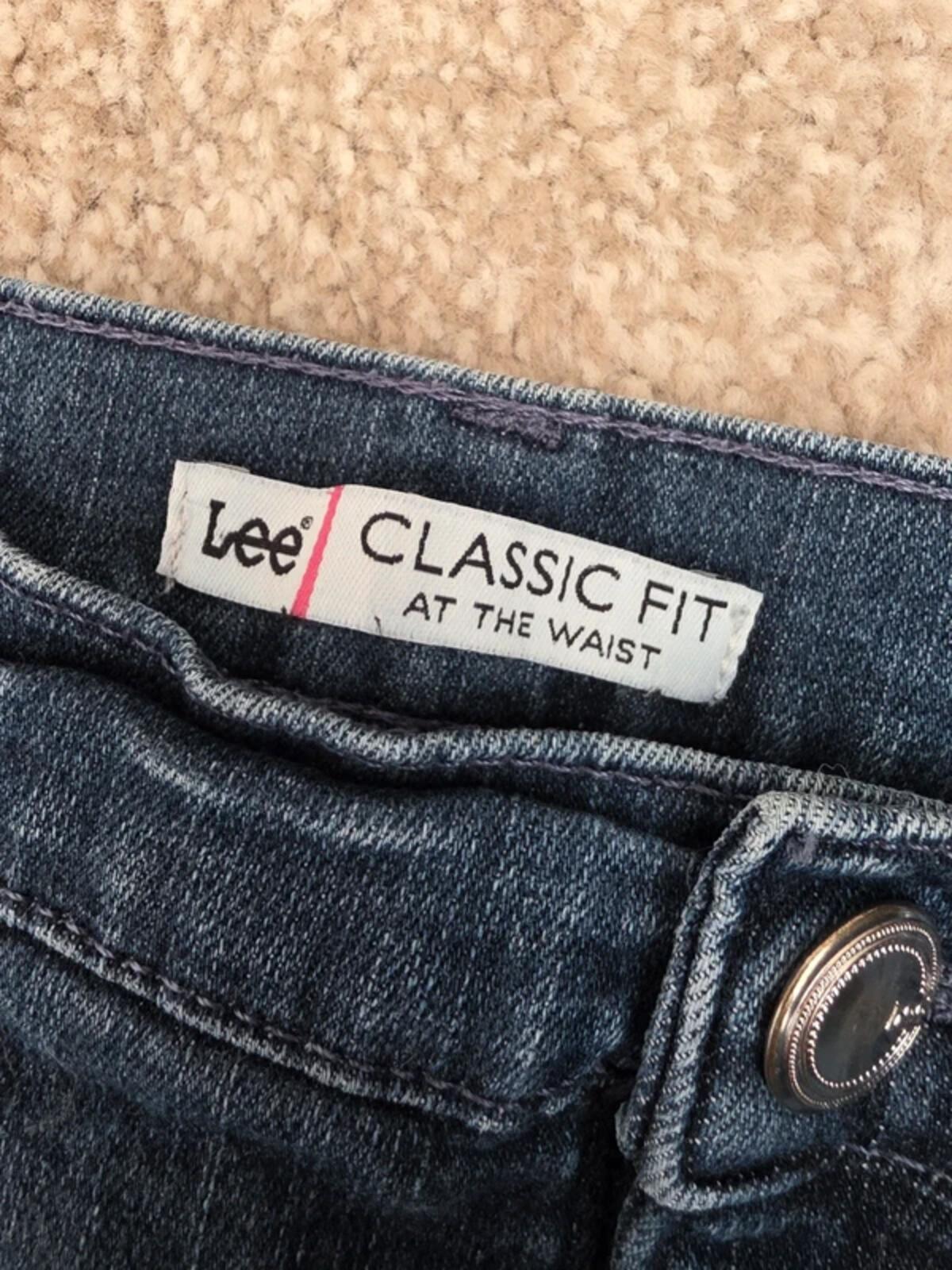Lee High Rise Straight Baggy Jeans UK Size 14